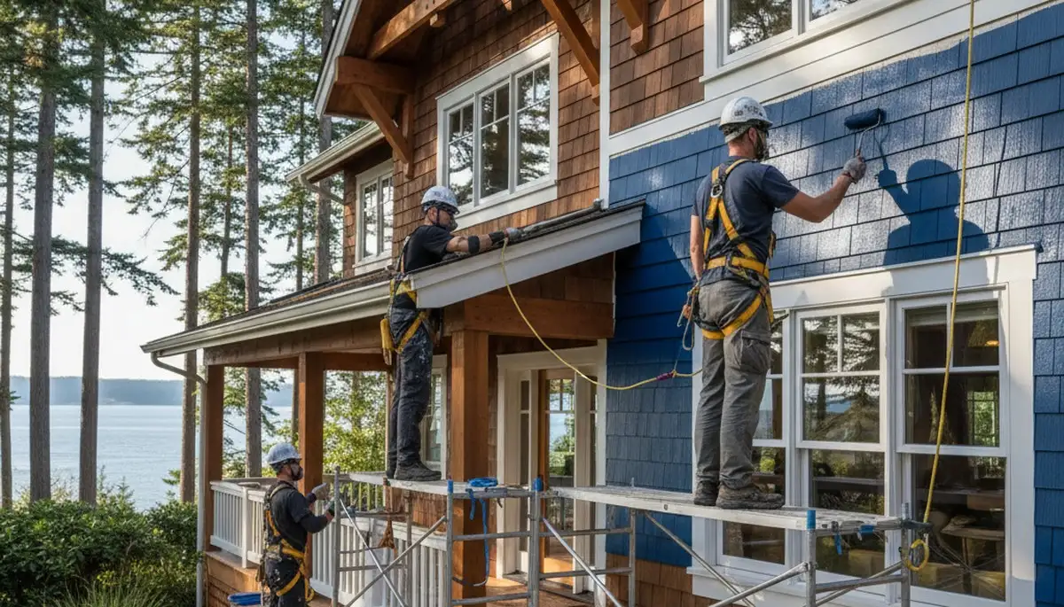 Tacoma, WA painting contractor providing professional house painting services