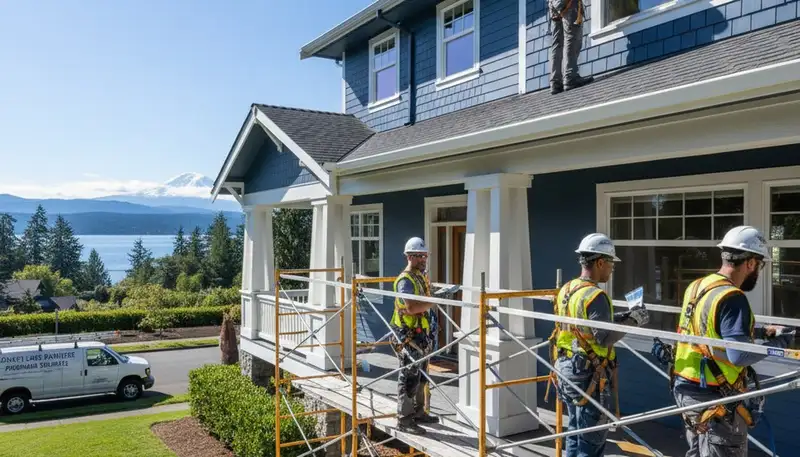 Professional painters serving Tacoma, WA for residential interior and exterior painting services