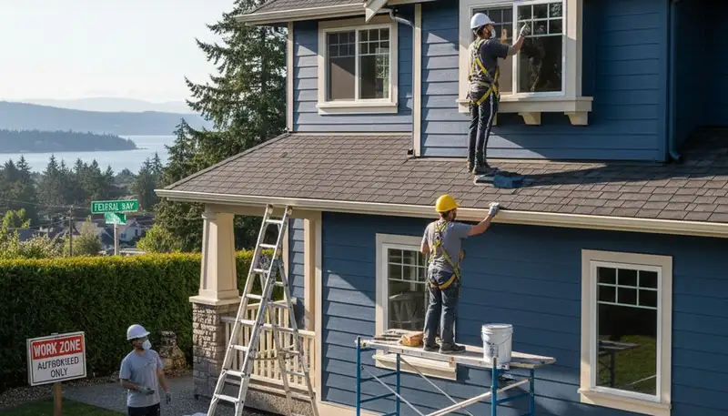 Professional house painting service in Tacoma, WA by local painters