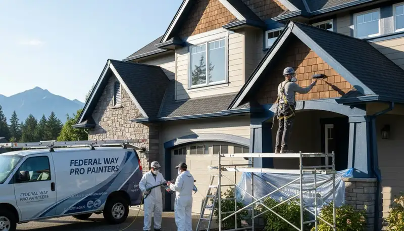 Tacoma, WA house painters providing professional interior and exterior painting services