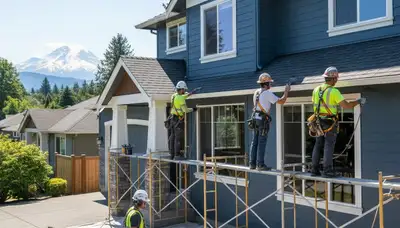 Tacoma, WA house painters providing professional interior and exterior painting services