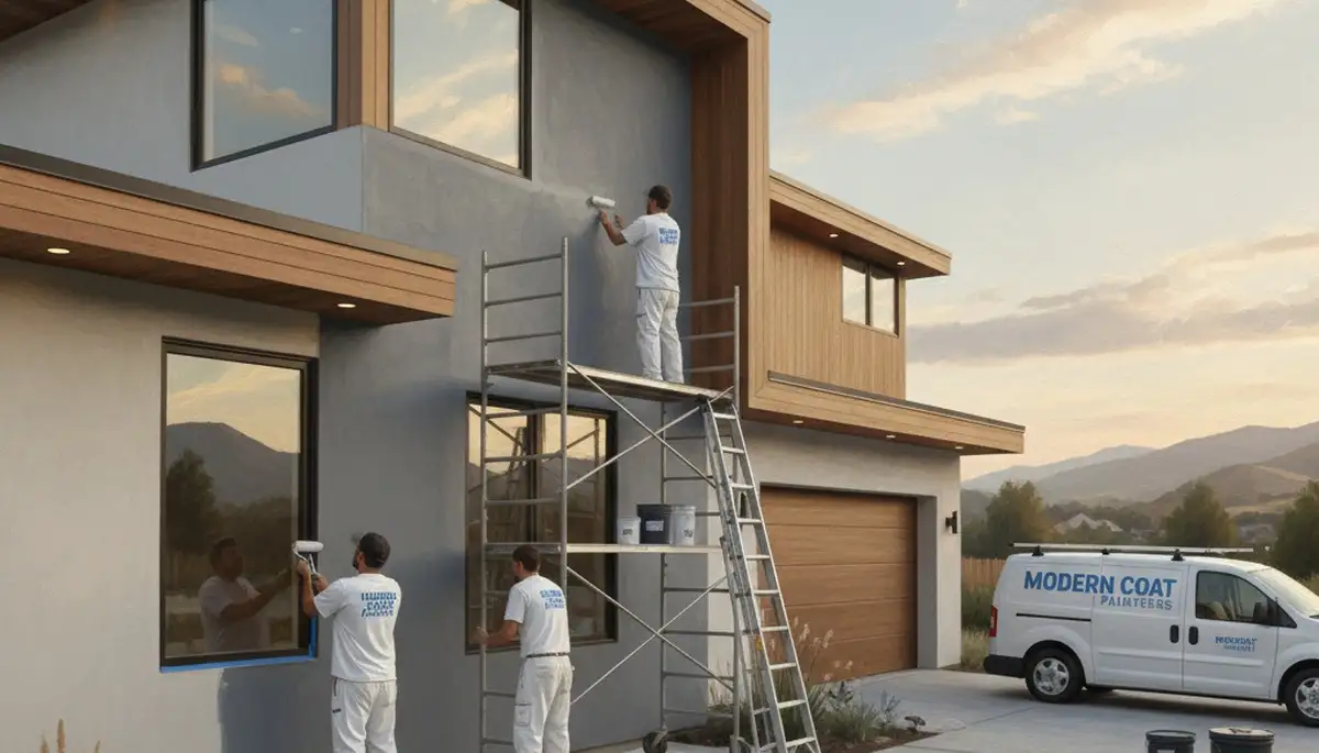 Tacoma, WA house painters applying exterior paint for lasting home protection