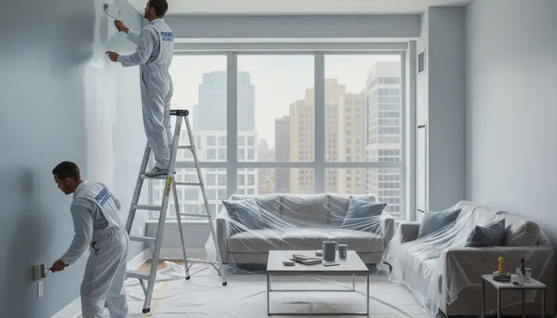 Tacoma, WA painters refreshing interior walls with careful prep for a clean, professional finish