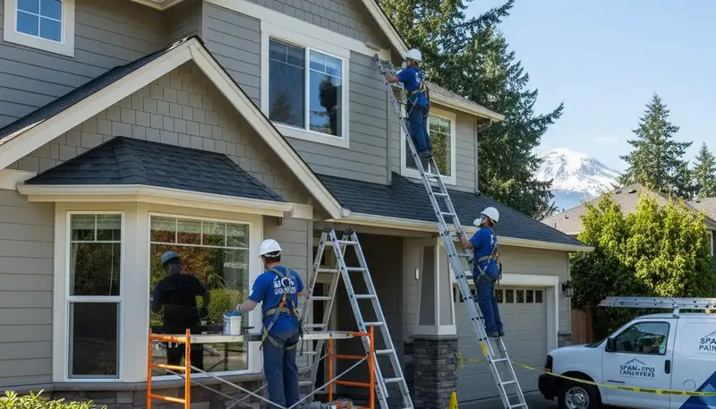 Professional house painting service in Tacoma, WA for residential interiors and exteriors