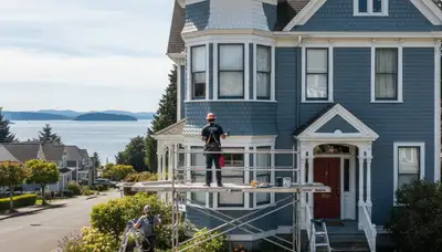 Tacoma, WA house painting service logo for professional interior and exterior painters
