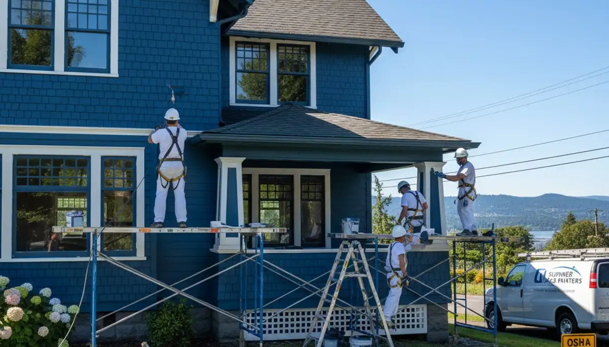 House painters in Tacoma, WA providing professional interior and exterior painting services